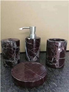 Bathroom Accessories Set Marble for High End Hotel
