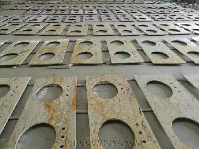 Best Quality Polished Cream Granite Wanity Top