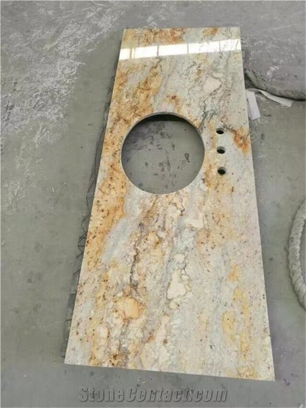 Best Quality Polished Cream Granite Wanity Top