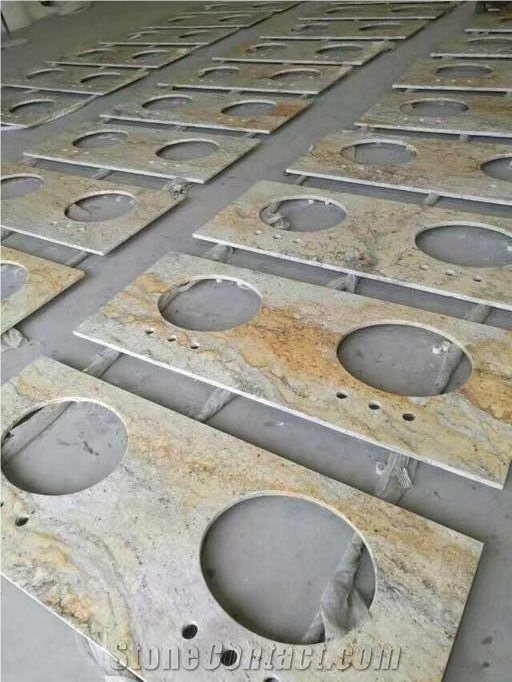 Best Quality Polished Cream Granite Wanity Top