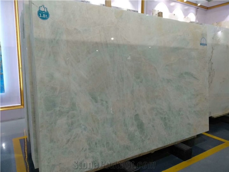 Blue Crystal Onyx Slab for Wall and Floor Covering