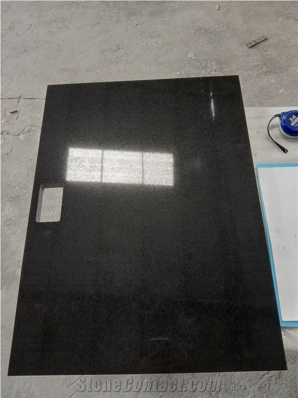 Caesarstone Jet Black 3100 Quartz Vanity Tops