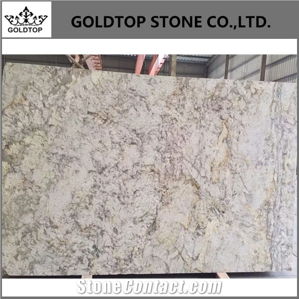 Cheap Natural Exotic Colonial White Granite Slab