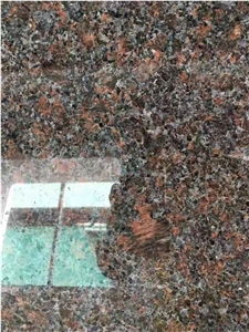 Dakota Mahogany Granite Olympic Red Slabs and Tile