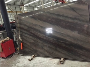 Elegant Brown Marble Slabs and Tiles Wall Floor