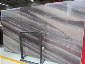 Elegant Brown Marble Slabs and Tiles Wall Floor