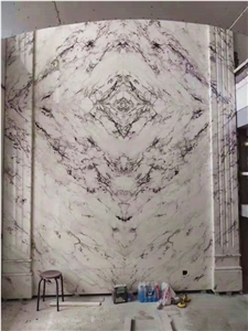 Fior Di Pesco Apuano Marble Bookmatch Mirror Slabs