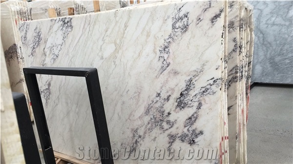 Fior Di Pesco Apuano Marble Bookmatch Mirror Slabs