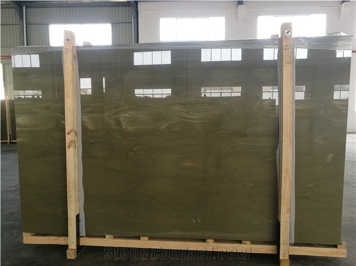 Green Color Nano Glass Crystall Stone Panels Slabs