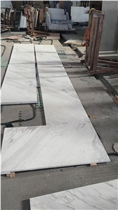 Green Polished Volaks White Tiles for Flooring