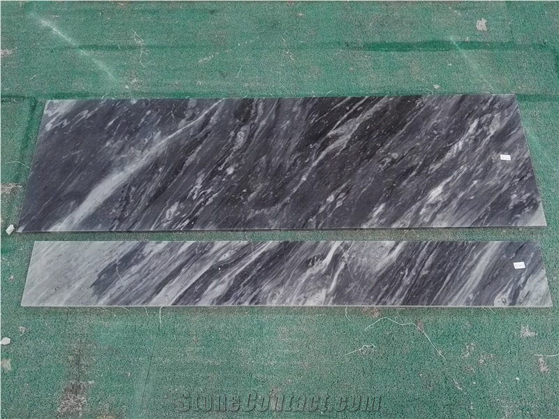 Italy Carrara Nuvolato Classico Gray Polished Slab