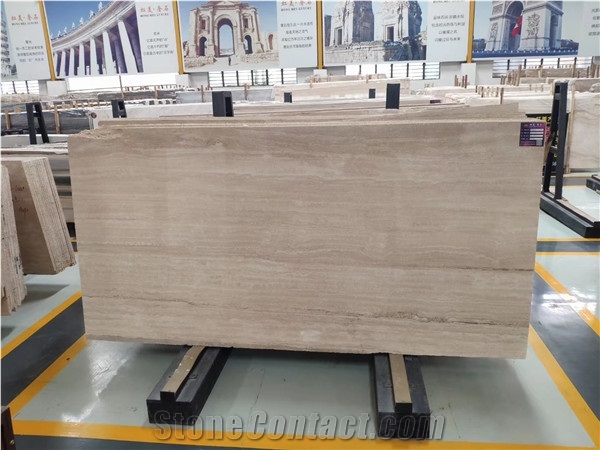 Italy Polished Roman Travertine Tipo Lu Slabs&Tile