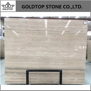 Italy Silver Grey Travertine Slabs And Tiles