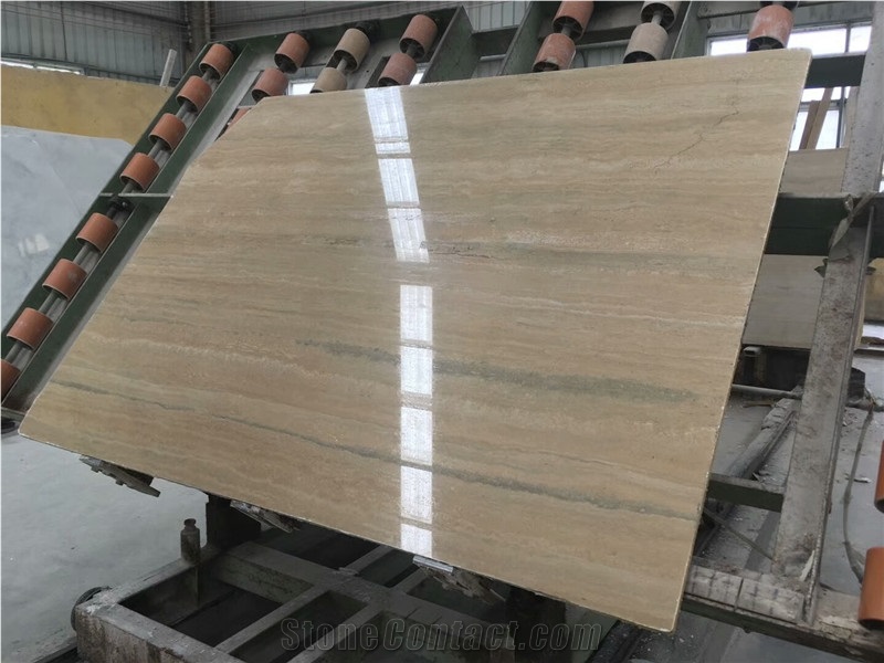 Italy Silver Grey Travertine Slabs And Tiles