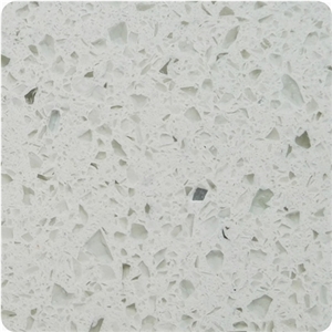 Light Color Quartz Sparkly Stone