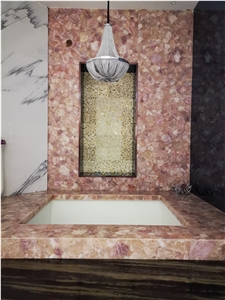 Man Make Pink Onyx,Rose Onyx