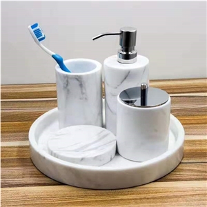 Marble Design Hotel Bathroom Accessories Set