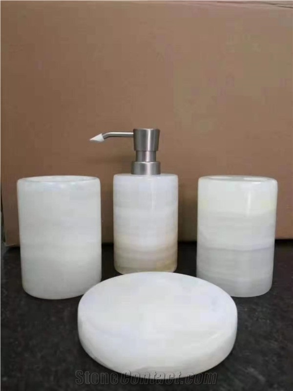 Marble Design Hotel Bathroom Accessories Set