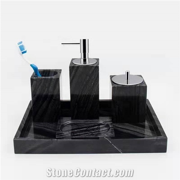 Marble Design Hotel Bathroom Accessories Set