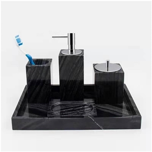 Marble Design Hotel Bathroom Accessories Set
