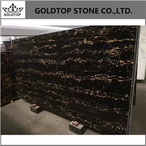Nero Portoro Vena Fine Marble Slab