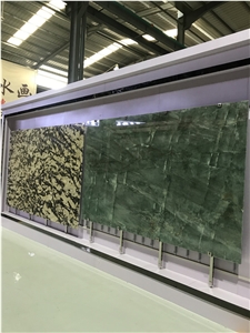 Polished Quartzite Slab Emerald Queen