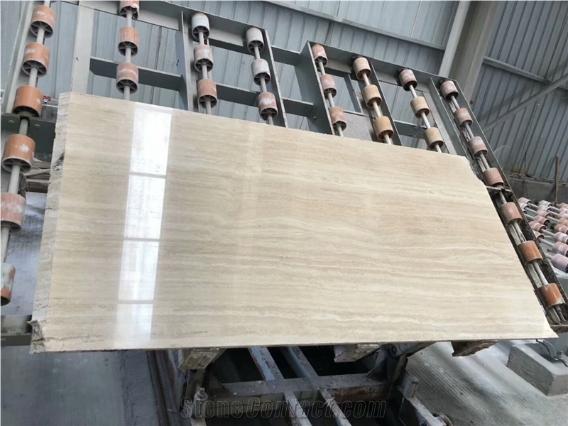 Polished Travertine Slabs &Tlies