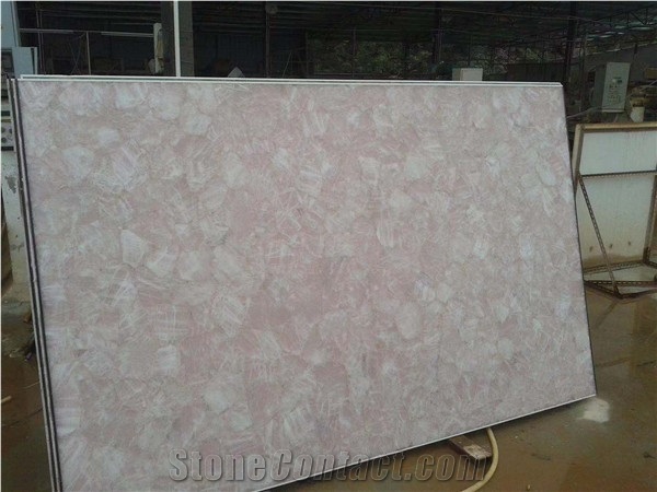 Polished Whie Agate Semiprecious Stone Slabs