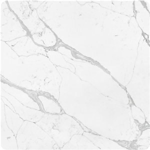 Prefab Calacatta Artificial Quartz Kitchen Countertops
