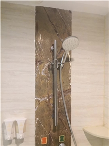 Rainforest Brown Marble Slabs and Tiles