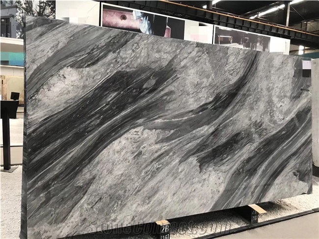 Seina Golden Grey Marble Slabs Tile for Floor Wall
