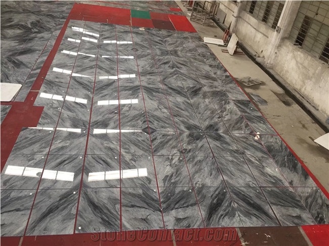 Seina Golden Grey Marble Slabs Tile for Floor Wall