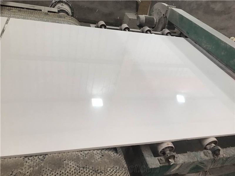 Snow White Artificial Marble Bath Decoration Tops