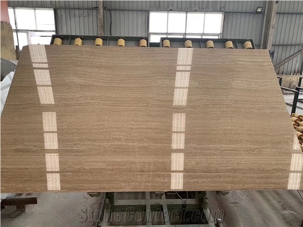 Travertino Classico Slabs, Roman Travertine Slabs