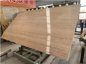 Travertino Classico Slabs, Roman Travertine Slabs