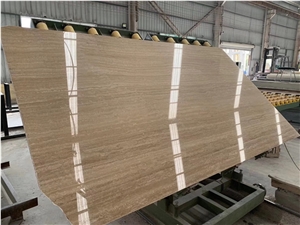 Travertino Classico Slabs, Roman Travertine Slabs