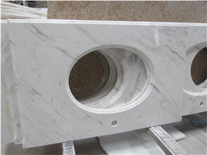 Volakas Marble Custom Vanity Tops Bath Countertops