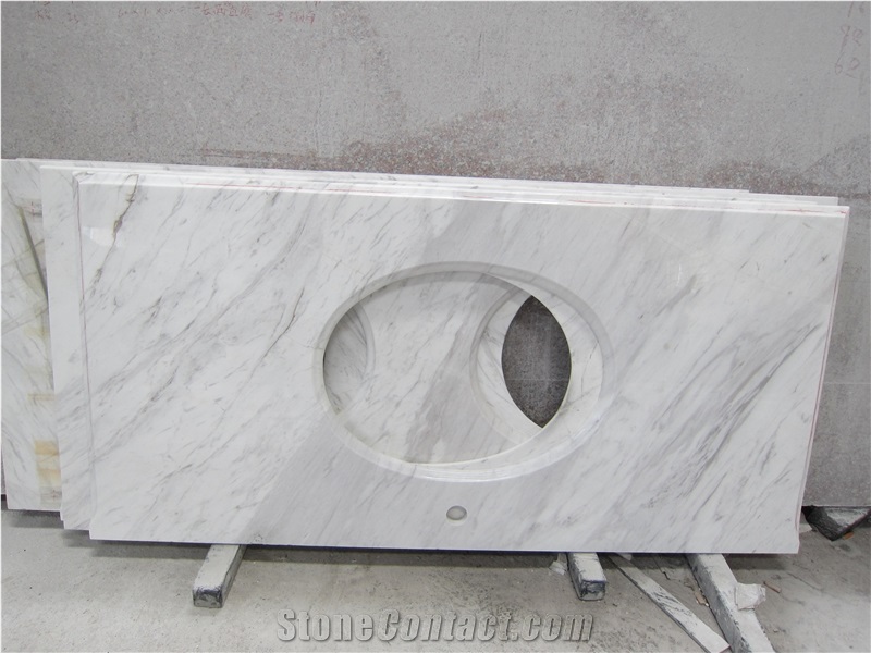 Volakas Marble Custom Vanity Tops Bath Countertops