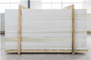 Yellow Wooden Artificial Nano Stone Jumbo Slabs