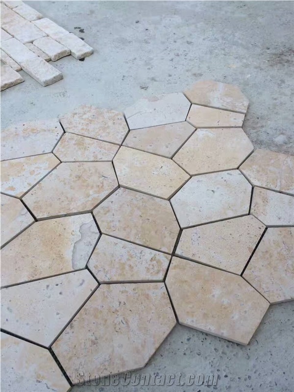 Beige/Yellow Limestone/Roma Beige ，For Building & Walling