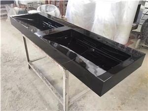 Black Marquina Sinks & Basain
