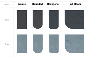 Brazilian Slate Roofing Tiles Guillotined Edges or Serrated Edges