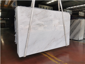Chinese Carrara White Marble Slabs