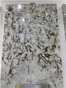 Alaska White Granite Slabs, Tiles
