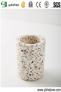 Yellow Terrazo/Crafts Stone Bathroom Accessories
