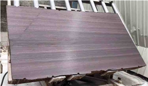 Purple Sandstone Leather Finished and Honed