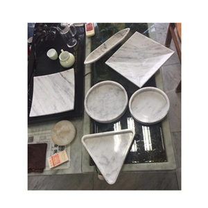 Carrara White Marble Tray Stone Craft Carrara White Marble Tray Stone Craft