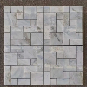 Changbai White Jade Marble Mosaics Various Shape Changbai White Jade Marble Mosaics Various Shape