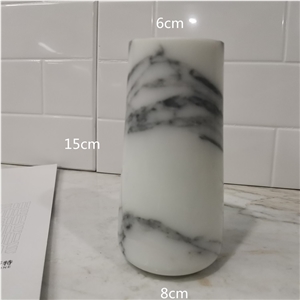 Customer Design White Marble Decorative Vases