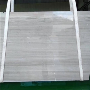 Light White Wood Grain Marble for Floor and Wall